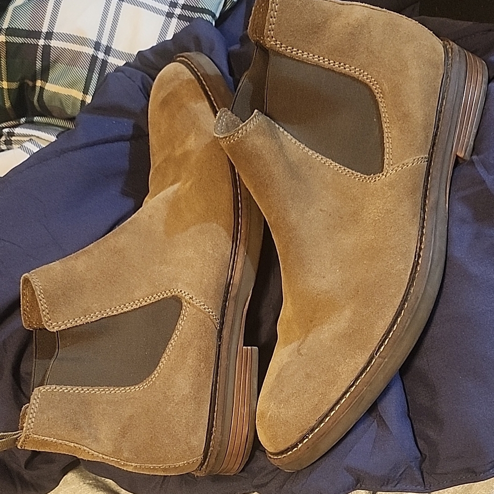Clarks Slip On Chelsea Boots